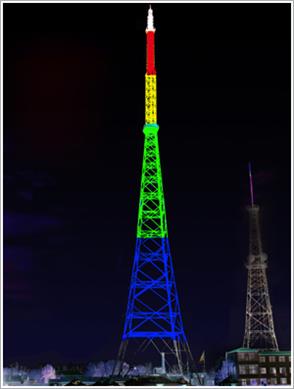 东莞LED闪光接闪器避雷防雷针塔